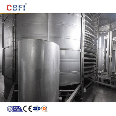 Przemysłowa spiralna zamrażarka Funkcja / IQF Blast Freezer Żywność Szybko mrożona maszyna Model maszyny Konkurencyjna cena