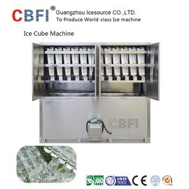 Large 20 Tons Edible Ice Cube Machine With R507 Gas For Beverage Shop