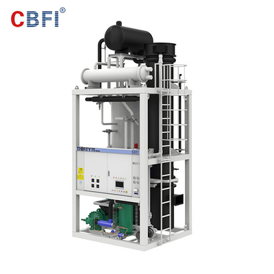 High Speed ​​R507 Refrigerant Split Tube Ice Maker chłodzony powietrzem Standard jadalny