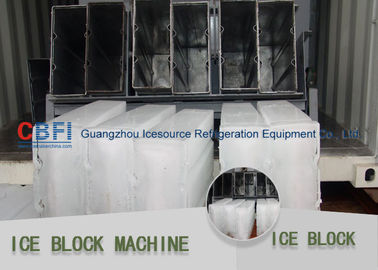 Water Cooling / Air Cooling Block Ice Making Machine With Ice Crusher 380v